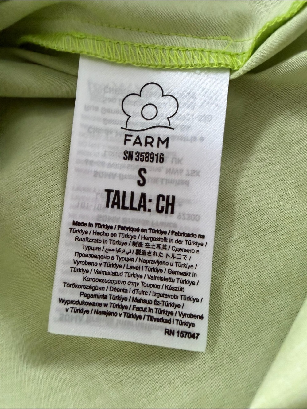 NWT FARM RIO Green Birds Smocked Maxi Dress - Picture 10 of 13